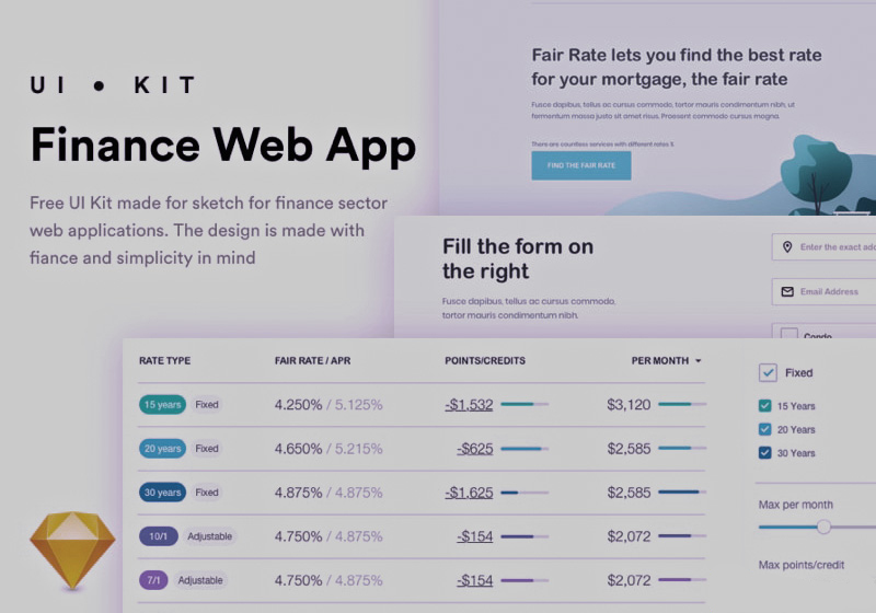 Web application interface